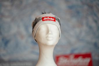 Clearing Lux cap, white, light grey, winter forest motif, SkiWelt